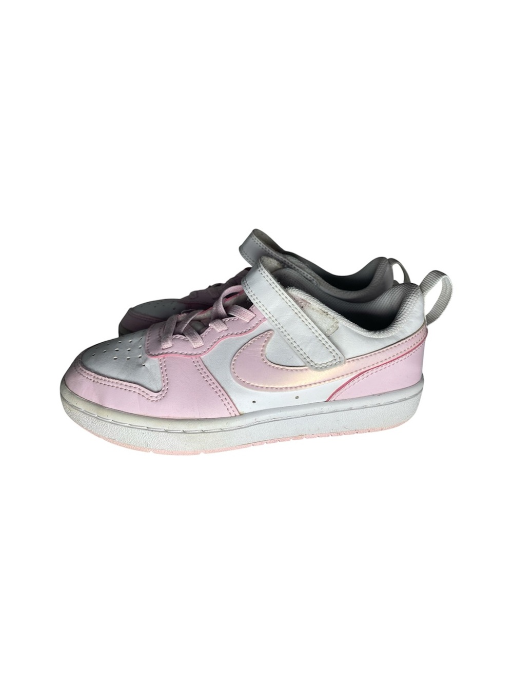 💕 Nike Pink & White Sneakers – Girls Youth 1Y